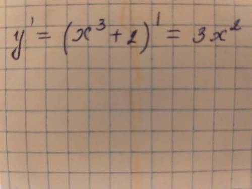 Найти производную функции y=x^3+2 решить