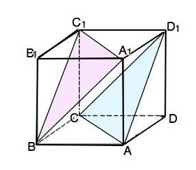 50 ! рисунок обязательно докажите,что плоскость, проведенная через вершины a1, d1, c куба abcda1b1c1