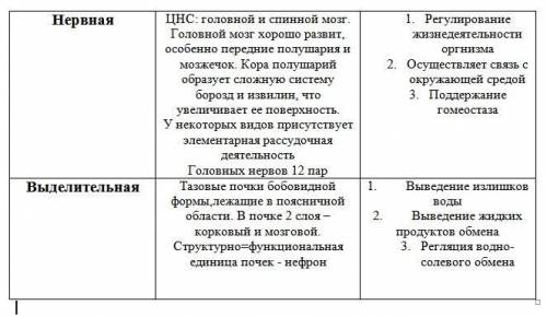 Заполните таблицу строение и функции систем внутренних органов млекопитающего система органов. осо