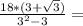 \frac{18*(3+\sqrt{3})}{3^2-3}=