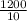 \frac{1200}{10}