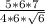 \frac{5*6*7}{4*6* \sqrt{6} }