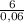 \frac{6}{0,06}