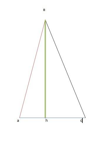 Докажите от противного. докажите, что если в треугольнике abc стороны ab и ac не равны, то медиана a
