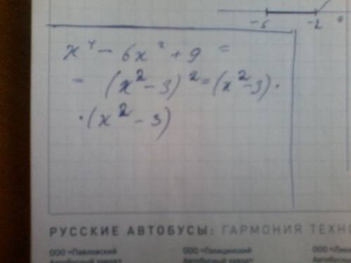 Разложить на множители 9x в квадрате минус x в 6 степени