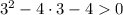 3^2-4\cdot3-40