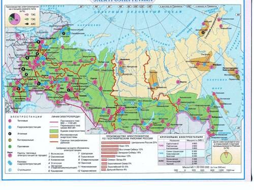 Какие известные электростанции есть в россие и где они находятся