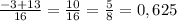 \frac{-3+13}{16} = \frac{10}{16} = \frac{5}{8} =0,625