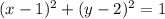 (x-1)^2+(y-2)^2=1