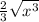 \frac{2}{3} \sqrt{x^3}