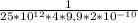 \frac{1}{25*10^{12}*4*9,9*2*10^{-10} }