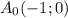 A_{0}(-1; 0)