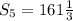 S_{5}=161 \frac{1}{3}
