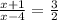 \frac{x+1}{x-4}= \frac{3}{2}