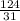 \frac{124}{31}