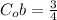 C_ob= \frac{3}{4}