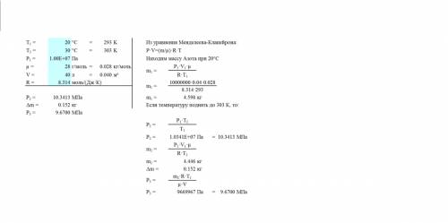 Решить , мне задали на работе решить эту , и у меня чёт не получается 1)на заводе при температуре 20