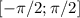 [-\pi/2;\pi/2]