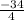 \frac{-34}{4}