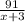 \frac{91}{x+3}