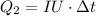 Q_2=IU\cdot \Delta t