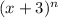 (x+3)^n