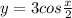 y=3cos \frac{x}{2}