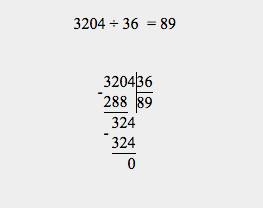 Как решить пример 8222: (3204: 36)= 1) 2)