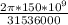 \frac{2 \pi *150* 10^{9} }{31536000}