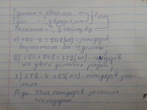Короткий запис до .на одній ділянці господарка виростила 124 кг помідорів, а на другій - у 2 рази бі