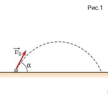 По какой траектории движется тело, брошенное под углом к горизонту?