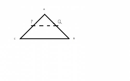 На сторонах ab и ac треугольника abc постройте такие точки p и q что pq=bp=cq b pq параллельна bc