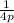 \frac{1}{4p}