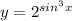 y=2^{sin^3x}