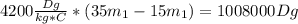 4200 \frac{Dg}{kg*C}*(35m_1-15m_1)=1008000Dg