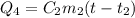 Q_4=C_2m_2(t-t_2)