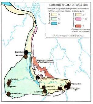Дать характеристику угольному бассейну ленский по плану: 1) положение добычи 3) глубина добычи 4
