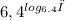 6,4^{log _{6.4}π}