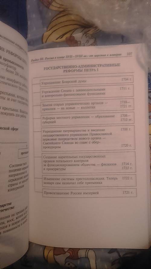 1) изменения структуры государственного при петре первом 2) изменения положения крестьянства в 18-19