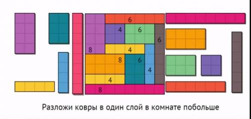 Как разложить ковры в олимпиаде 2 класс