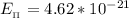 E_{_\Pi} = 4.62*10^{-21}