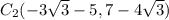 C_2 ( - 3\sqrt{3} -5 , 7 - 4\sqrt{3} )