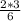 \frac{2*3}{6}