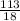 \frac{113}{18}