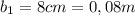 b_1=8cm=0,08m