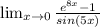 \lim_{x \to 0} \frac{e^{8x}-1}{sin(5x)}