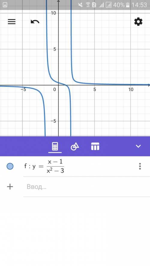 \frac{x-1}{x^{2}-3}