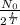 \frac{N_0}{2^{\frac{t}{T}}}