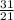 \frac{31}{21}