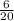 \frac{6}{20}